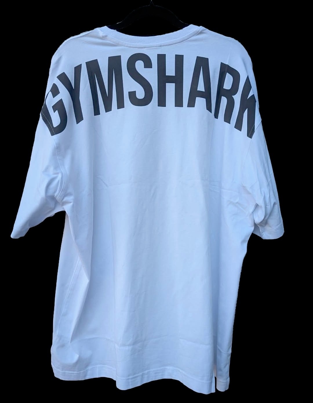 Gymshark Power T-Shirt White Size Large Oversized Fit NEW gallery