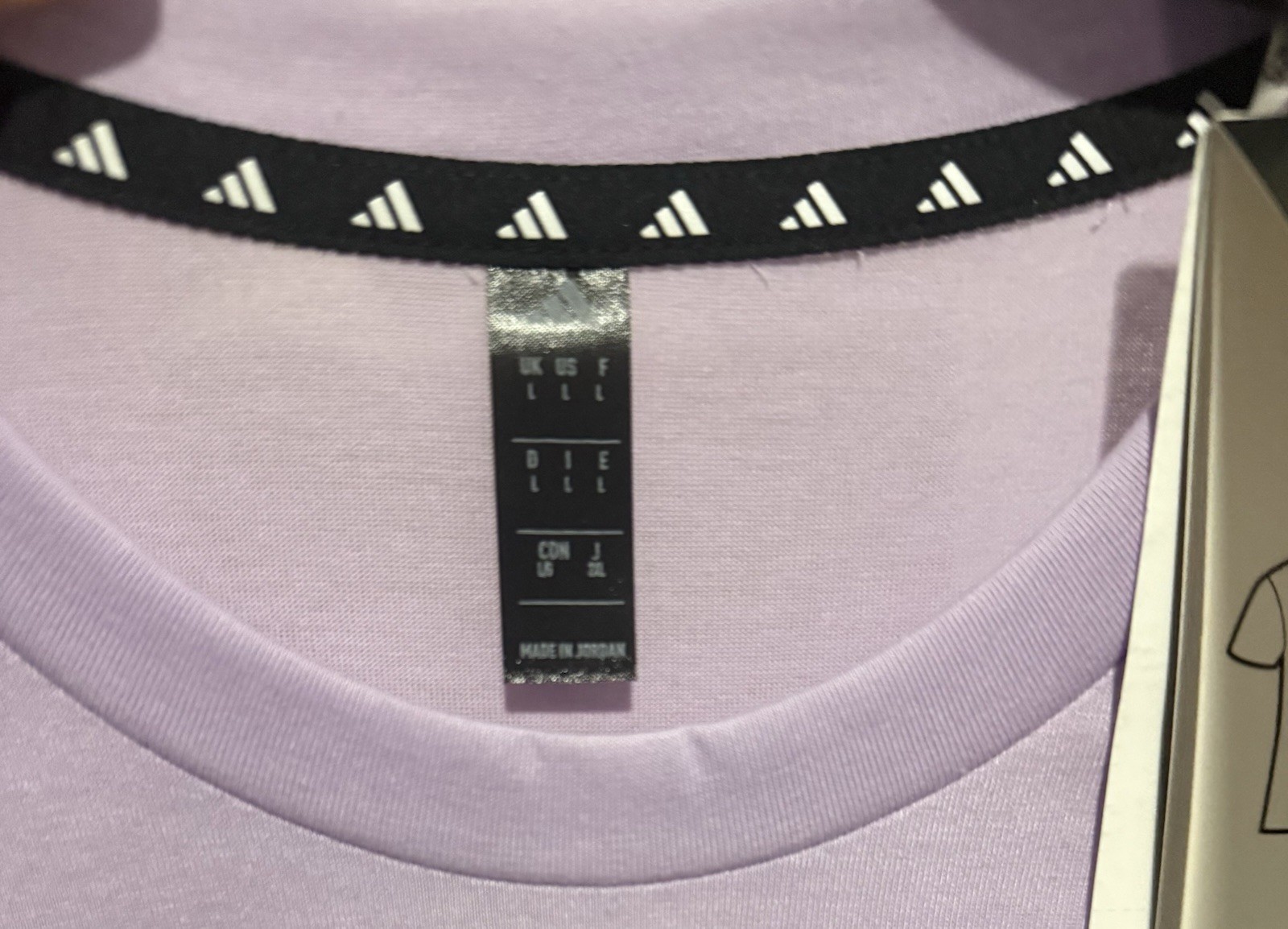 New Adidas Men's Short Sleeve Train Essentials Tee Shirt Plum Purple Logo Size L gallery