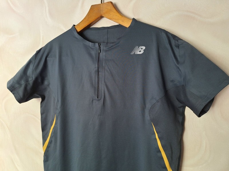Vintage New Balance t shirt mens compression, running shirt with reflectors gallery