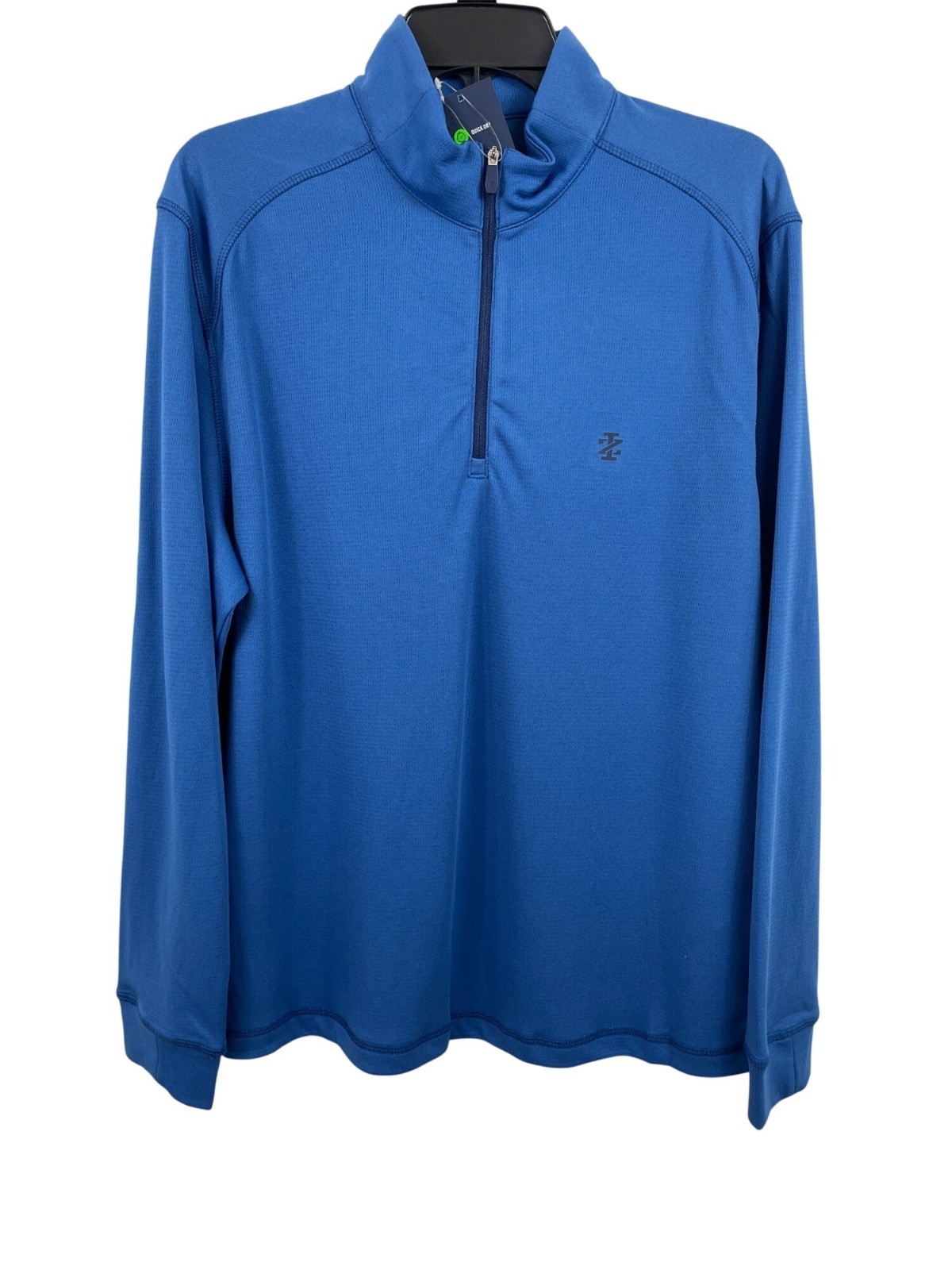 Izod Golf Swingflex Elite Quick-Dry Blue 1/4-Zip Pullover Mens Size M gallery