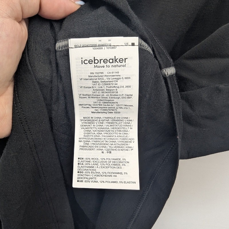 Icebreaker Tank Top Black Merino Wool 150 Base Layer 2XL Gorpcore Hiking Outdoor gallery