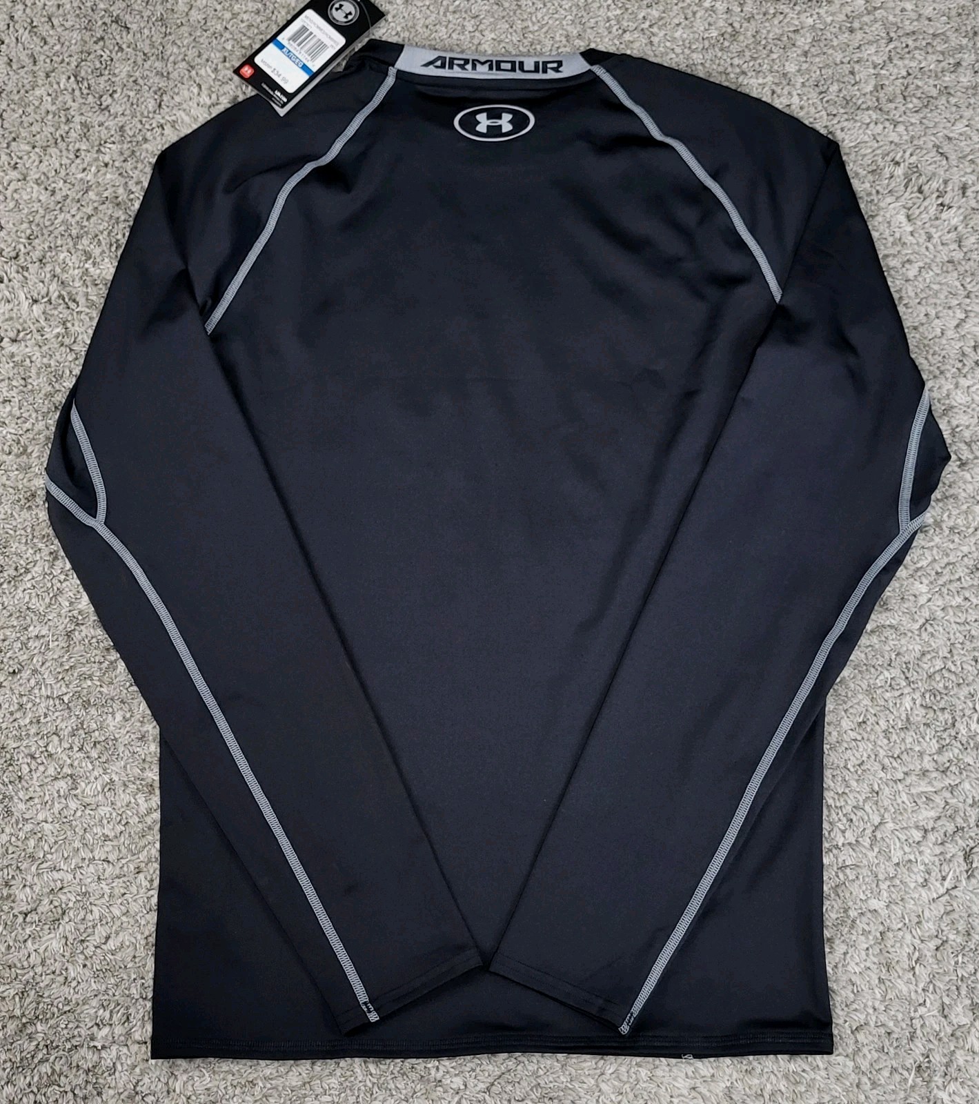 Under Armour HeatGear Compression Shirt Long Sleeve Shirt Men's Size XL NWT gallery