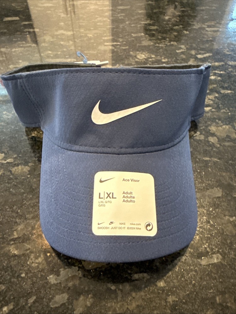 Nike Blue Ace Visor L/xl