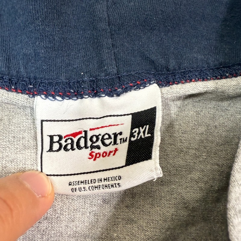 Badger Jersey Men’s 3XL Gray Navy City of Los Angeles Baseball Athletic Shirt gallery
