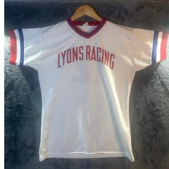 True Vintage x 70s x Empire Sporting Goods “Lions Racing” V-Neck Jersey Medium