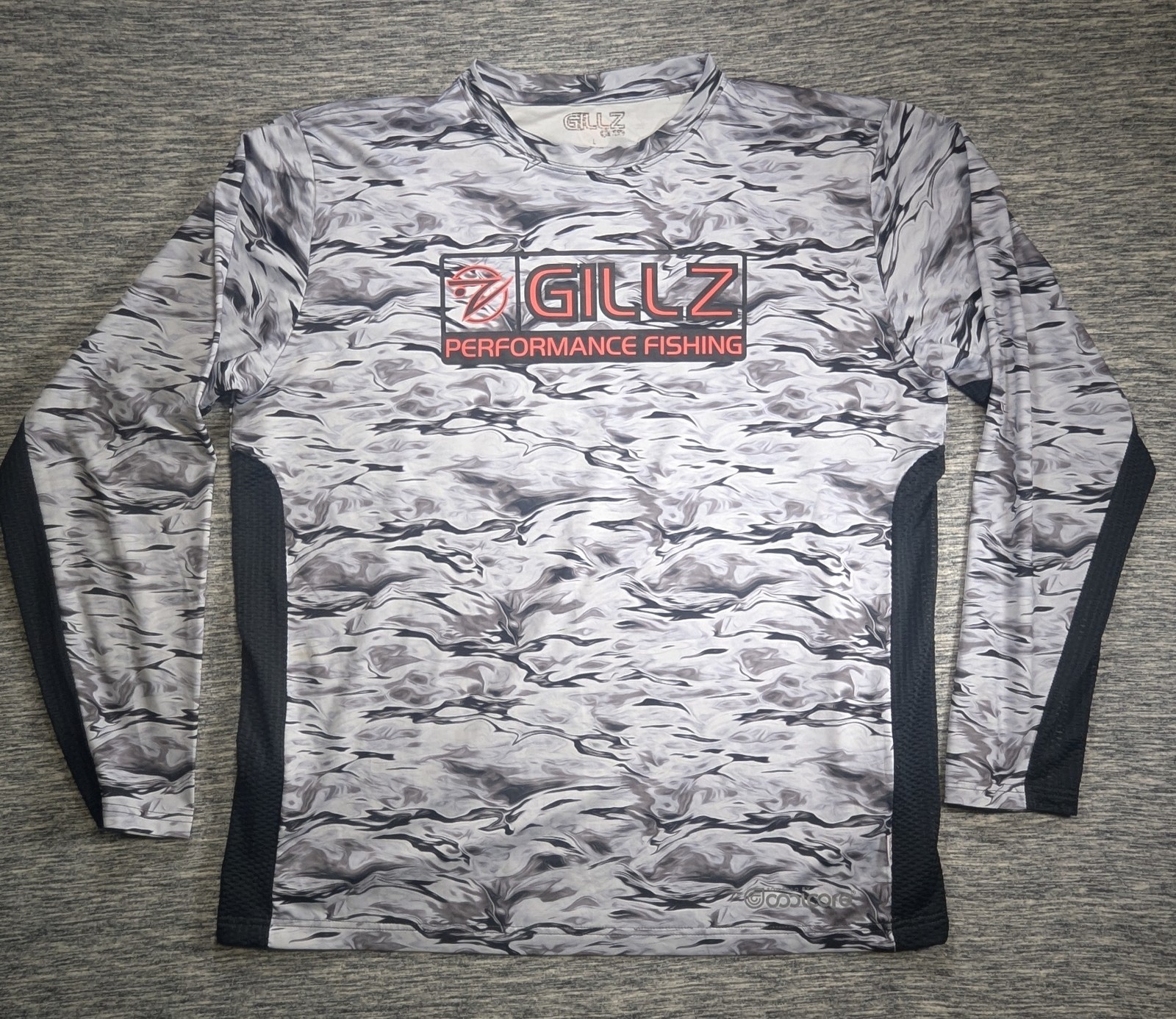 Gillz Tournament Series Stormy Seas Men's Large UPF 50 Vented Fishing Shirt gallery