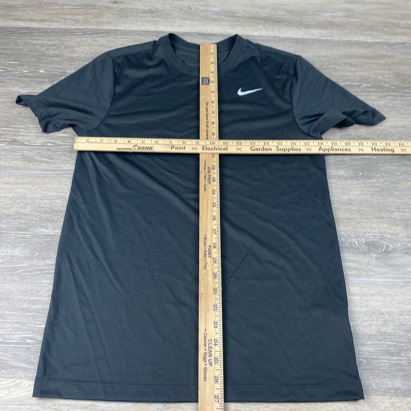 Nike Mens Cotton Crewneck Solid Dri-FIT Training T-Shirt Grey Small DX0989-060 gallery