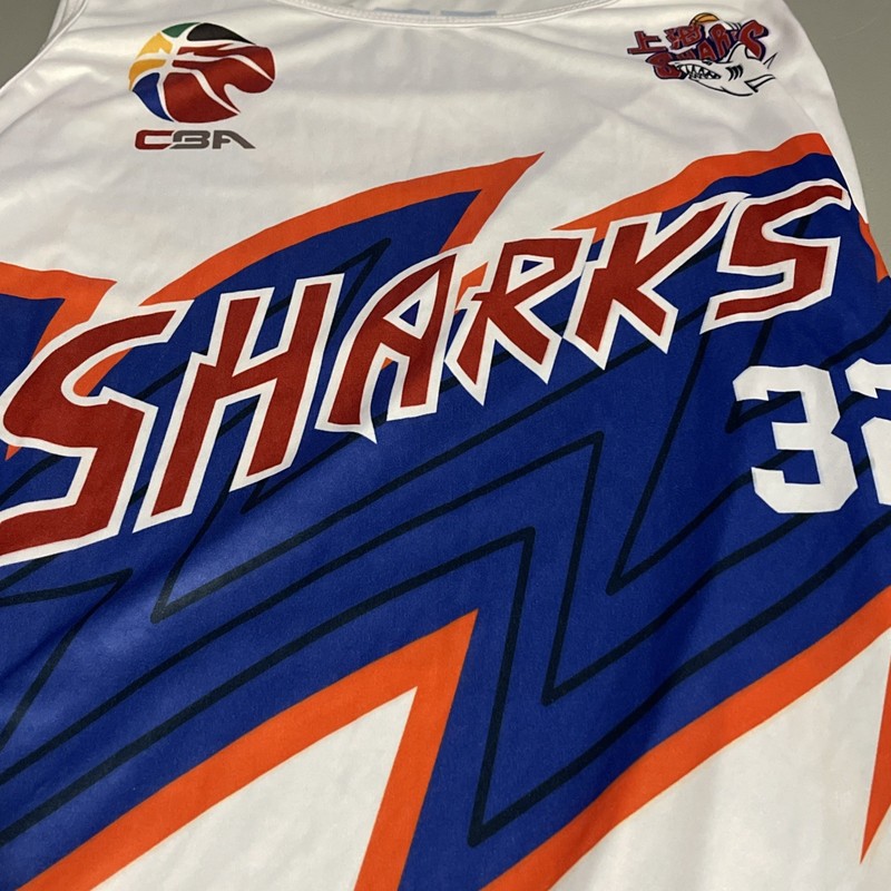Shanghai Sharks Sewn Jersey Jimmer Fredette #32 Jersey Champs XL Suer Thin Light gallery
