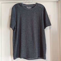 Bird Dogs Mens Heather Gray Performance T Shirt Athletic Crew Neck Activewear M