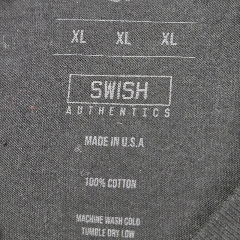 Sacramento Kings Men Shirt XL Black Swiss Authentics Logo Long Sleeve gallery