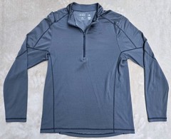 Triple Aught Design Merino Wool Blend Quarter Zip Long Sleeve Shirt sz Large