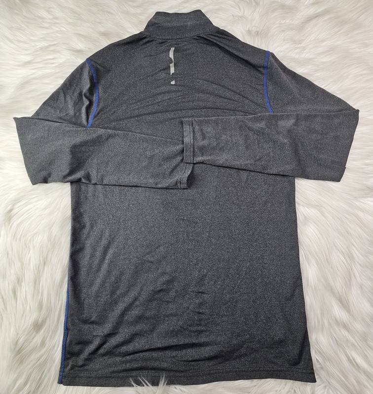 RBX mens X-Train Compression Long Sleeve Gray Activewear Shirt SZ(L) gallery