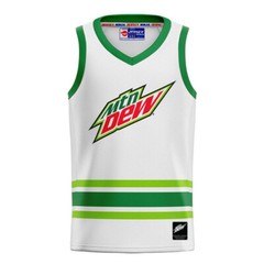 Mountain Dew Original Flavor Pro Player White Performance Tank
