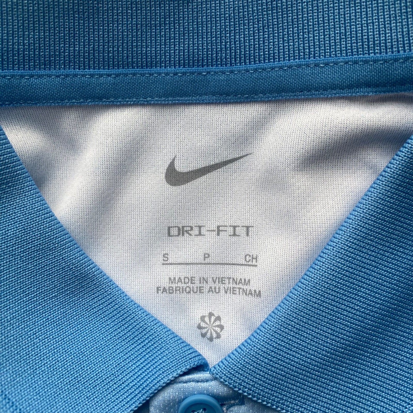 Nike Men's S Victory + Dri-FIT Golf Polo Blue Stripe FZ7452-489 MSRP $70 gallery