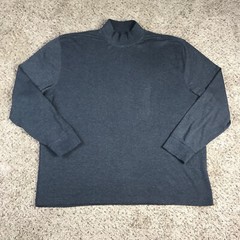 NWT St. Johns Bay Men’s XXL Dark Gray Long Sleeve Legacy Mockneck T-Shirt