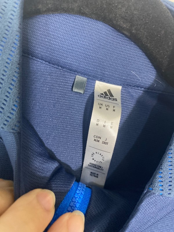Adidas HEAT.RDY Quarter Zip Pullover Men's Medium Blue Long Sleeve Athletic gallery