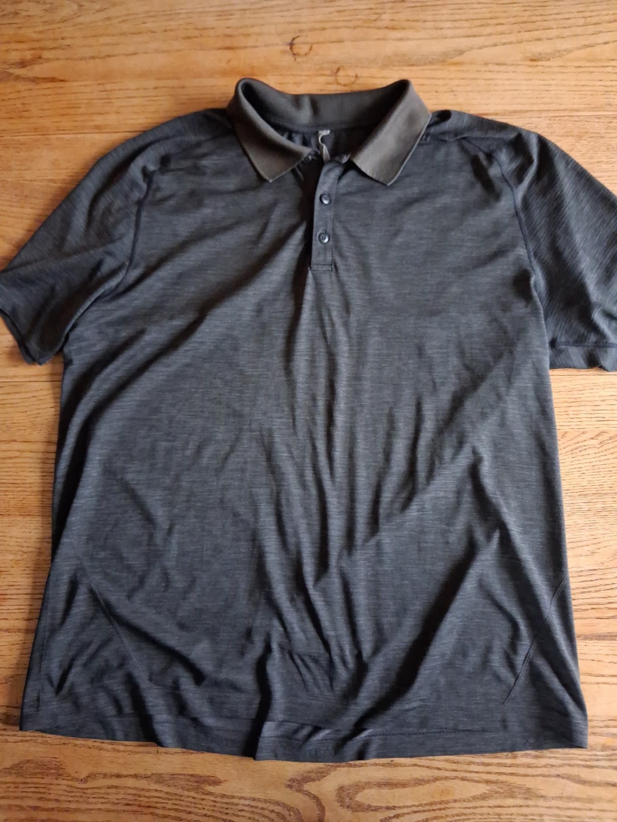 Lululemon Metal Vent Tech Polo Golf Shirt Men Sz XXL Charcoal Athleisure gallery