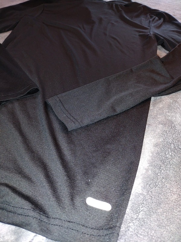 SPYDER ACTIVE Black 1/4 Zip Long Sleeve Pullover Shirt ProwB 63619 Men's Size S gallery