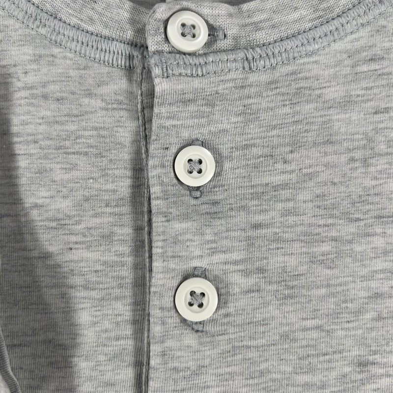 Lululemon Henley Shirt Mens Large Gray Long Sleeve Casual Comfort Outdoor Active gallery