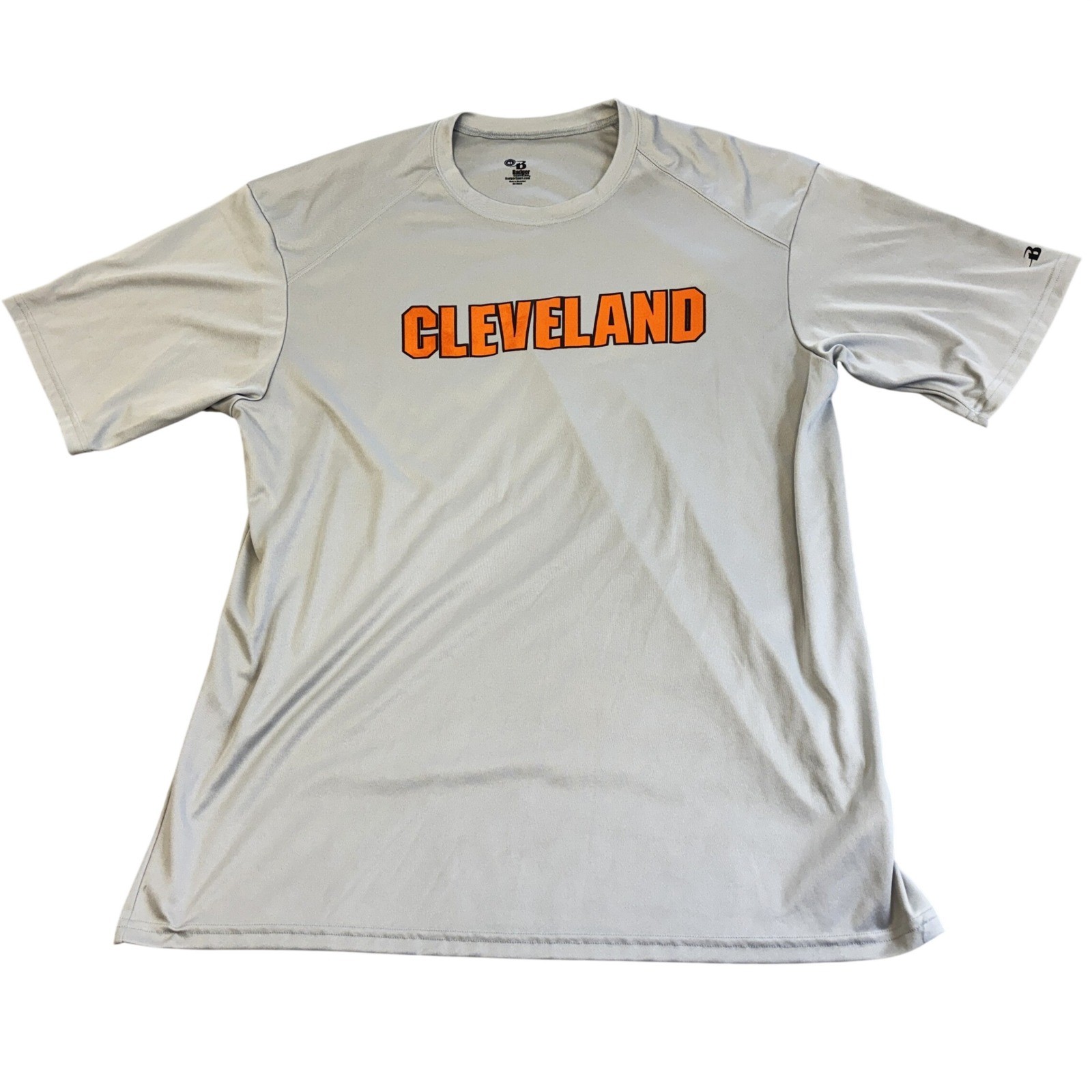 Badger Sport T-Shirt Mens XL Grey Cleveland Performance Sportswear Streetwear gallery