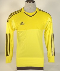Adidas AdiZero Top 15 GK Yellow & Gray Long Sleeve GoalKeeper Jersey Men’s NWT