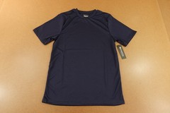 Essential Elements Mens Small Navy Short Sleeve Crew Neck Performance Tee NWT