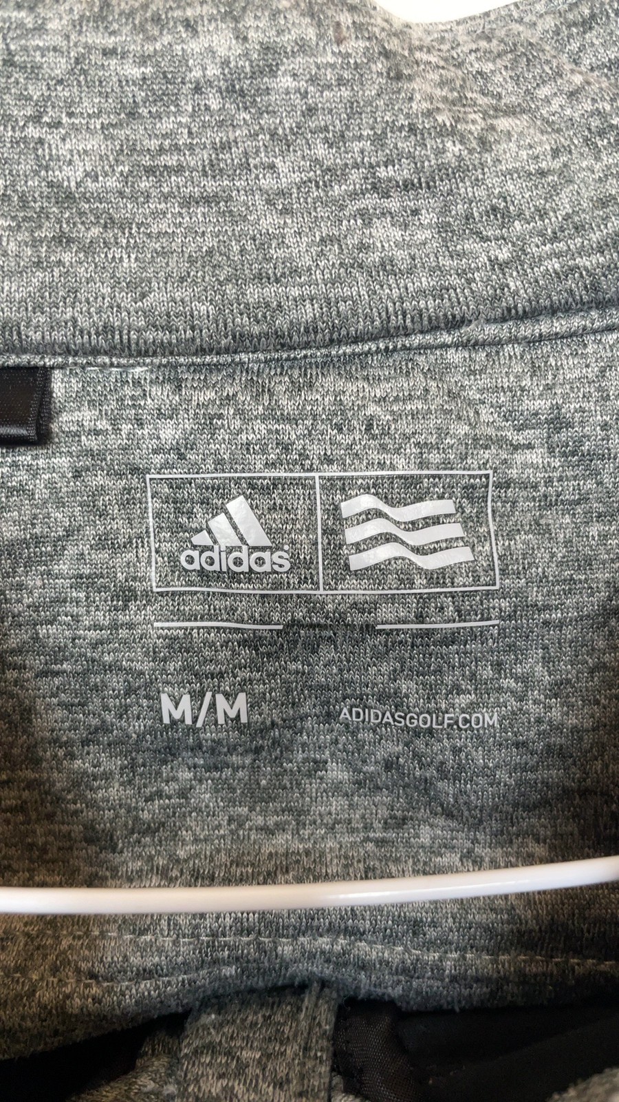 Adidas Grey Golf Hybrid 1/4 Zip Polyester Casual size M Mens Classic Adidas Golf gallery
