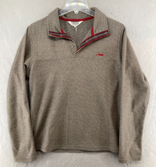 Mountain Khakis Mens Pullover Small Brown Outdoor Hiking