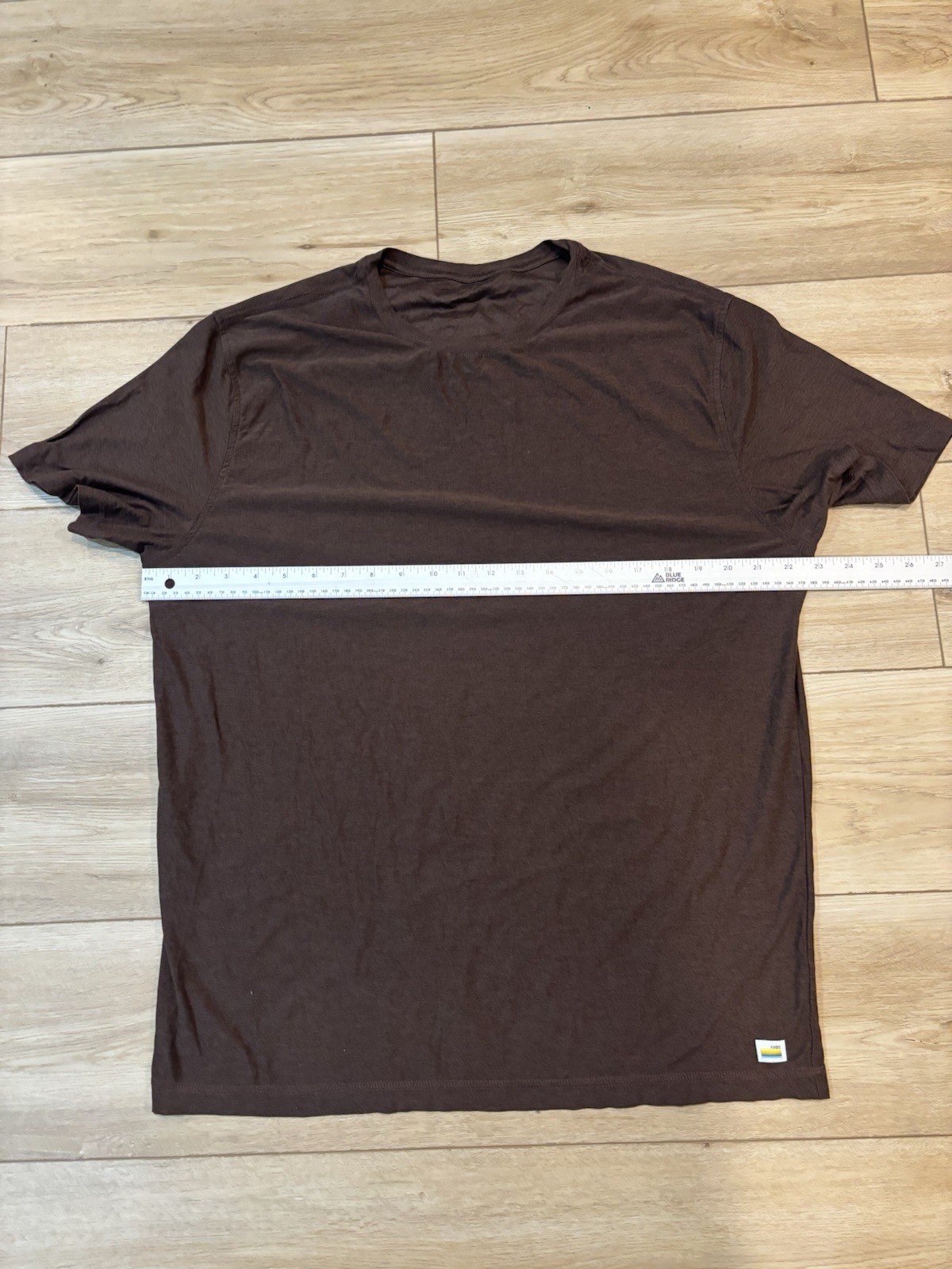 Vuori Strato Tech Tee Mens XL Clove Heather Brown V126 Short Sleeve Shirt gallery