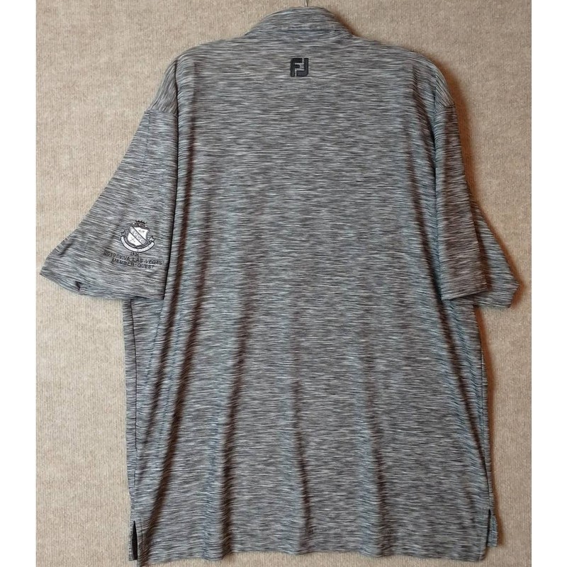 FootJoy Golf Polo. Men's Large. Black/Gray Washed. gallery