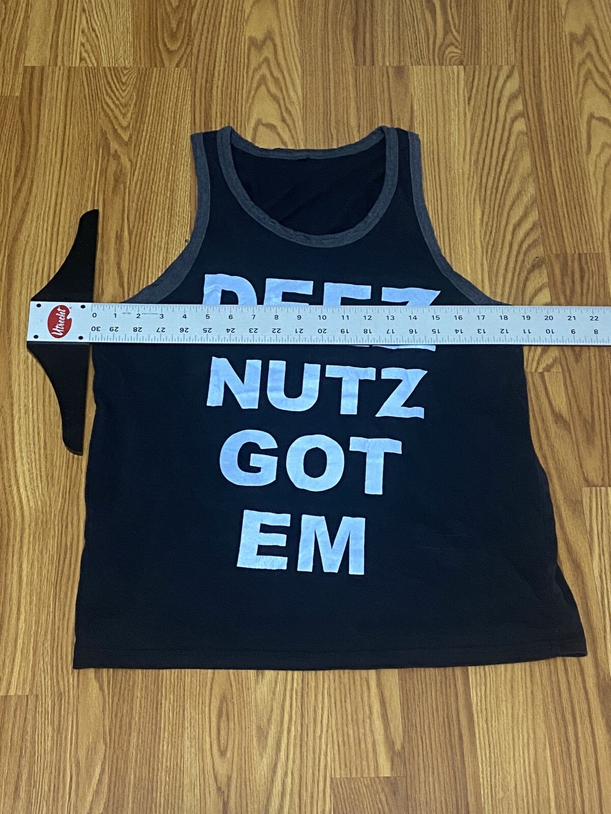 Deez Nutz Got em Mens Tank top Deez nuts to Funny Parody Joke humor Size M gallery