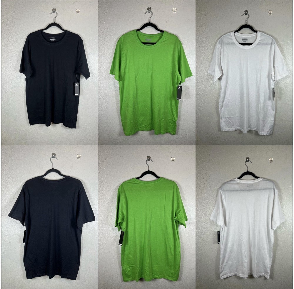 Essential Elements Men’s Active T-shirt Short Sleeve Bundle Of Three Medium