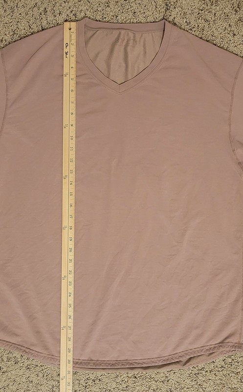 BYLT Premium Basics Men's V-Neck Activewear T-Shirt XXL Mauve Short Sleeve gallery