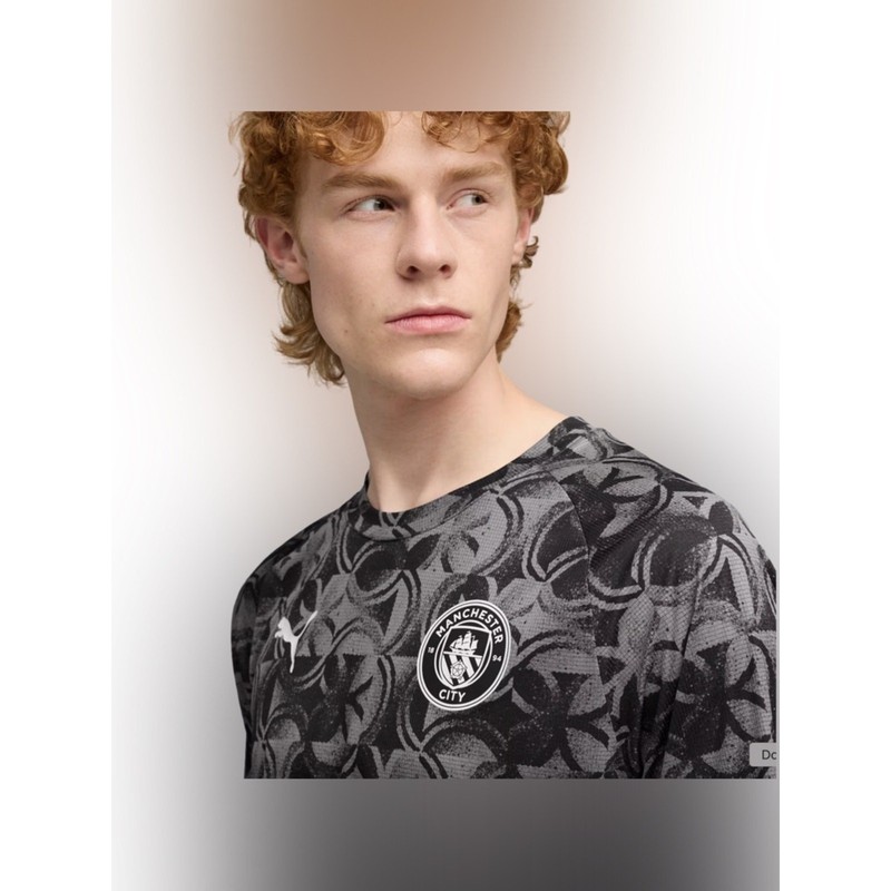 🆕 Manchester City 25/26 Pre-Match Jersey ⚽️ Gray Graphic | Men’s M | NWT gallery