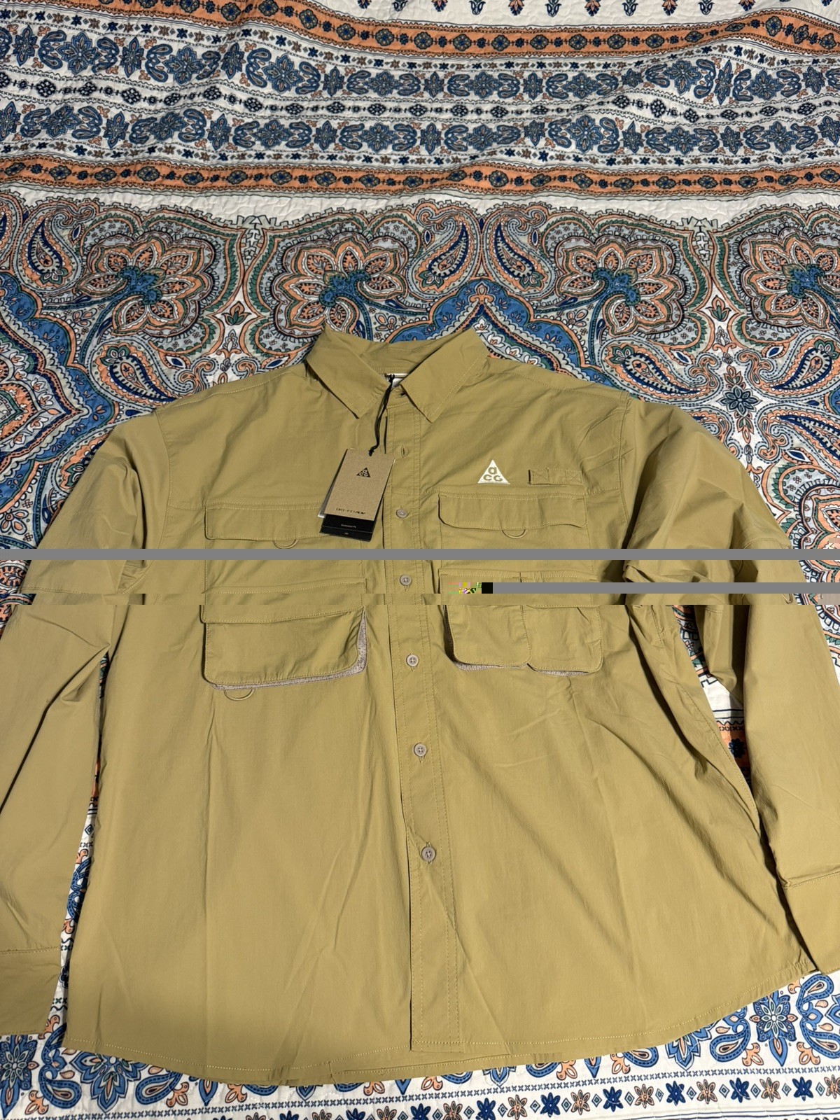 Nike ACG Orb Weaver Dri-FIT ADV UV Long Sleeve Shirt Beige Men’s Sz M HJ2465297 gallery
