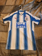 Huddersfield Town Terriers 2017/2018 England Home Soccer Jersey Size M