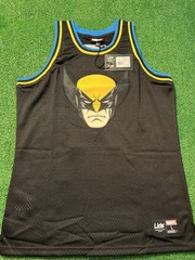NWT Wolverine Marvel Lids Blackout Basketball Jersey Mens Large
