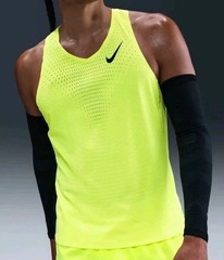 Nike AeroSwift Dri-FIT ADV Singlet Men Size XL FN4231-702 Volt Green