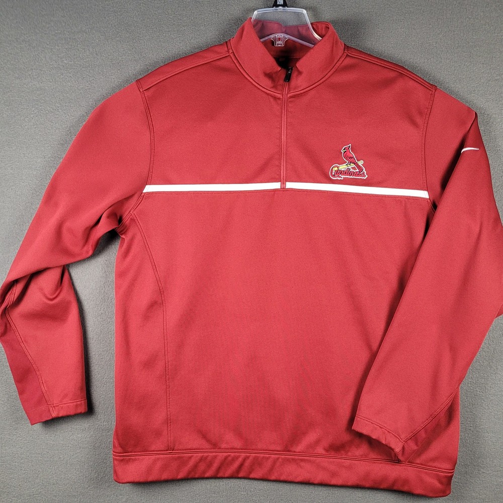 Nike Golf Tour Performance 1/4 Zip Mens XL St. Louis Cardinals Therma Fit