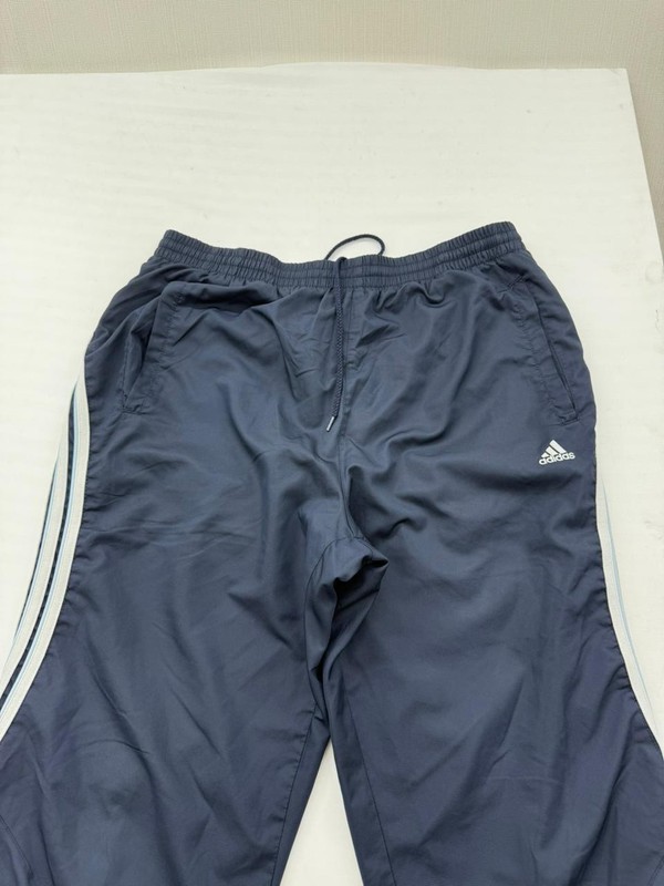 Adidas Track Pants Mens Navy XL Three Stripes Tapered Regular Fit gallery