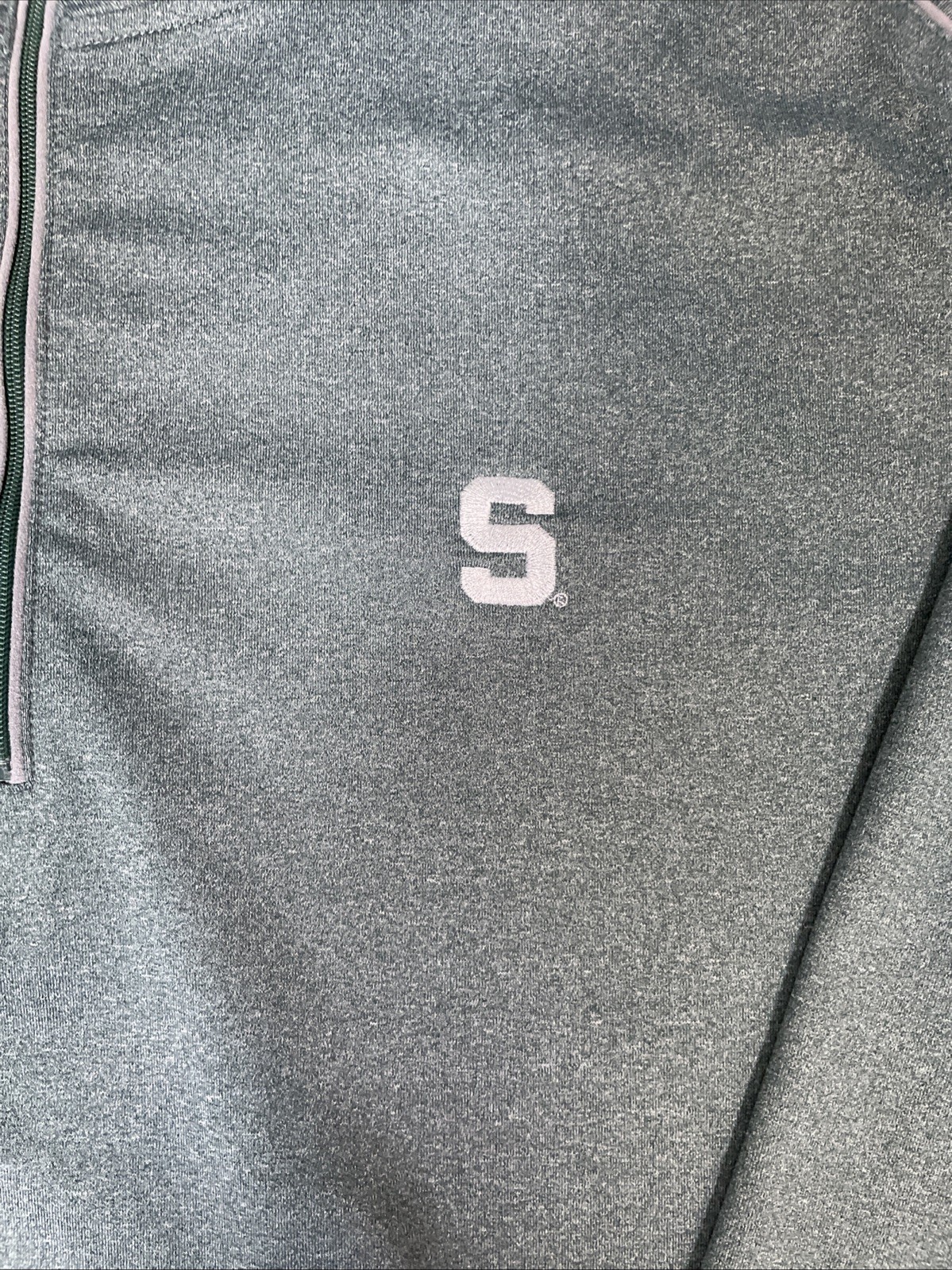 Johnnie-O 1/4 Zip Prep Formance Pullover Men’s Size XL embroidered MSU gallery