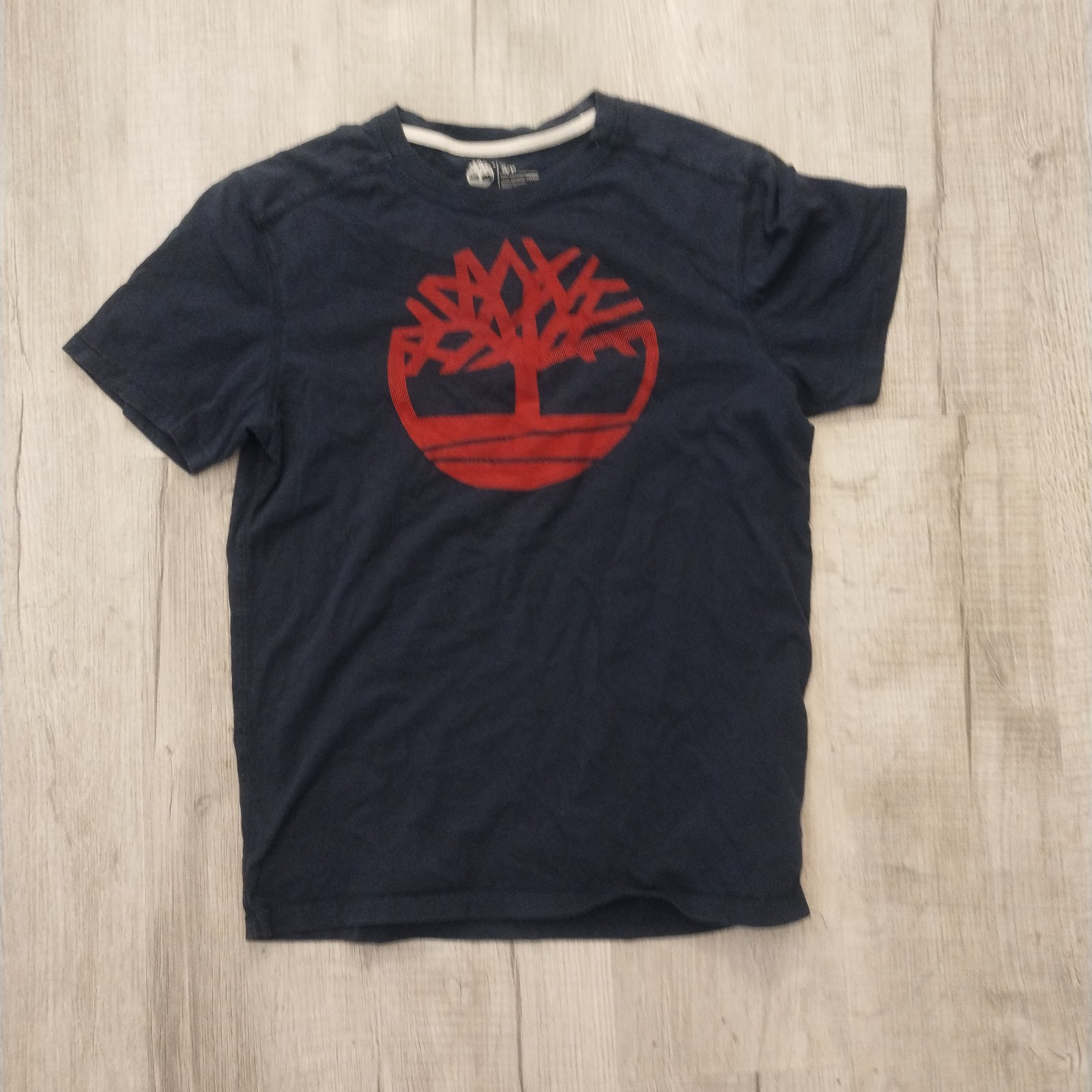 Men's Timberland Tee Shirt S Red Blue gallery