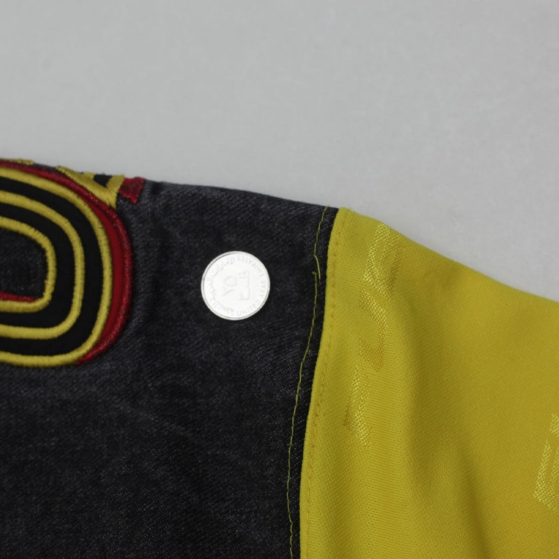 Vintage FUBU 05 Official Champions Jersey YellowBlack Size L Youth gallery