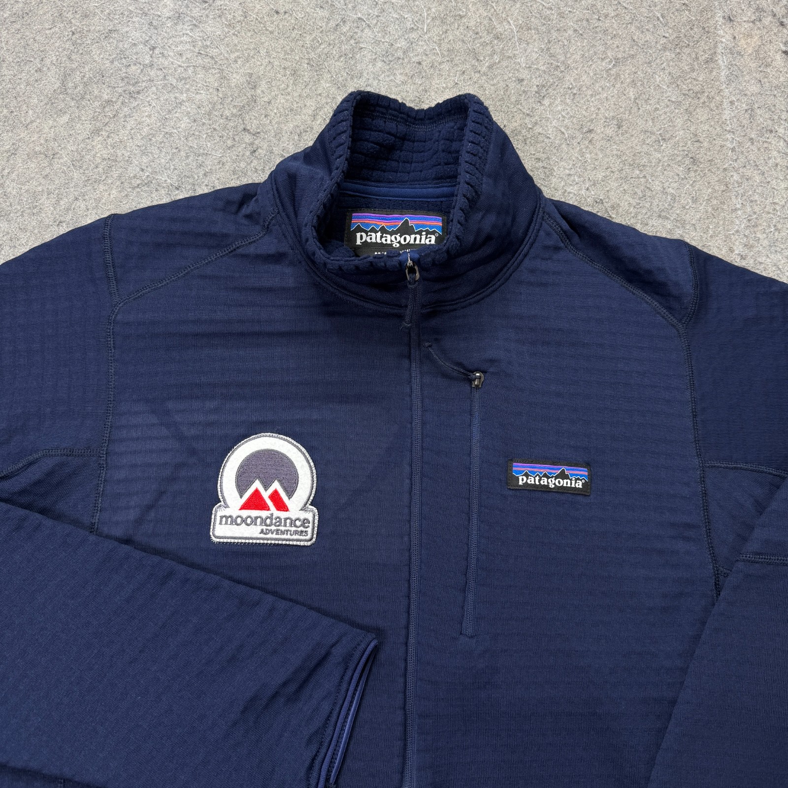Patagonia R1 Pullover 1/2 Zip Men M Blue Lightweight Stretch Performance gallery