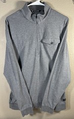 Travis Mathew Mens Size Medium Pullover 1/2 Zip Golf Golfer Gray Grey 5