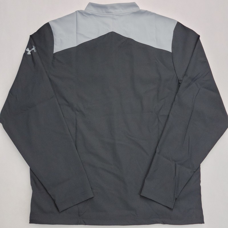 Under Armour Men Storm Triumph Cage 1/4 Zip Pullover Sz M Black Gray Water Repel gallery