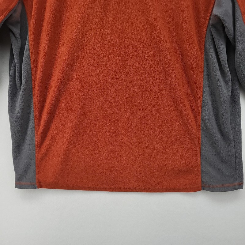 NORDICTRACK MEN'S SHIRT RUST GRAY SIZE LARGE PULLOVER ATHLETIC FLEECE TOP gallery