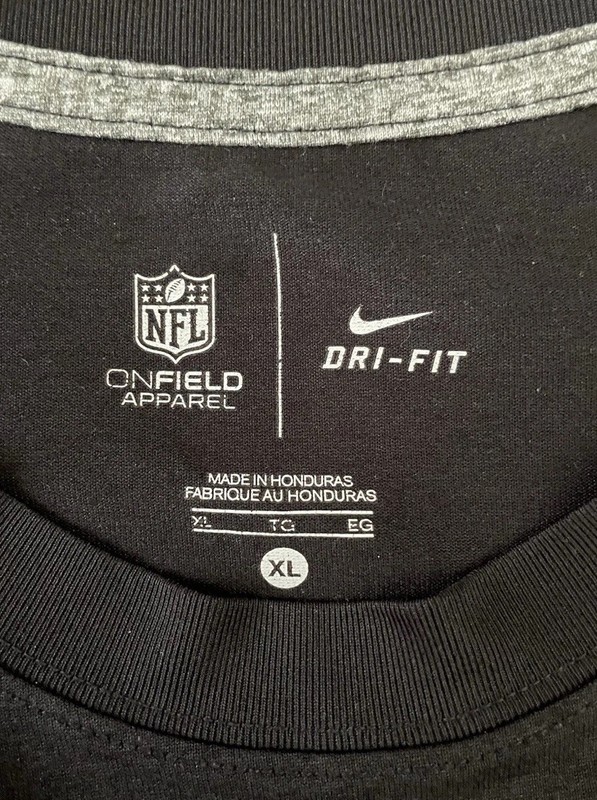 Nike Dri Fit On Field Pittsburgh Steelers T-Shirt Men’s Size XL Black gallery