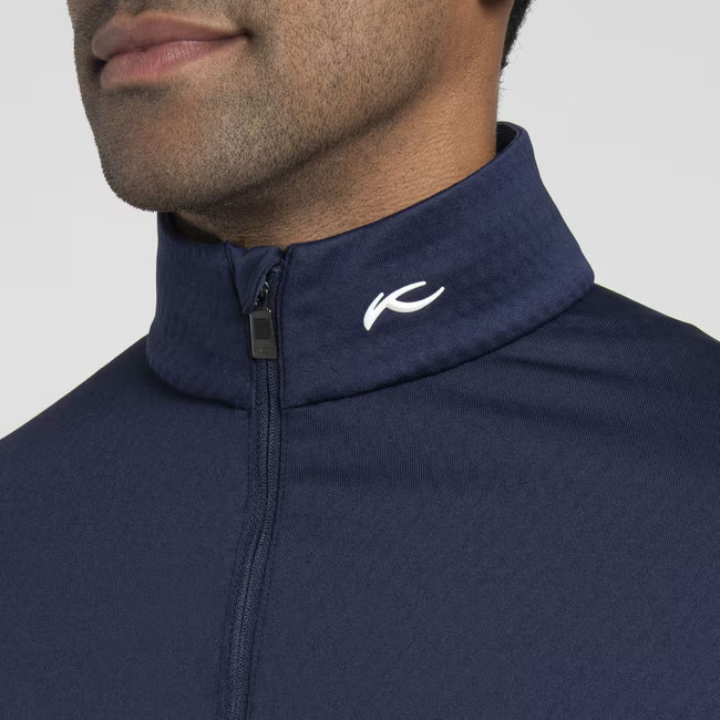 KJUS Men's Hydraulic Midlayer Half-Zip pullover Navy Medium A005594 gallery