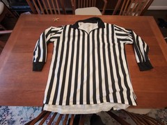 Smitty Layered Men Xx- Large Black White 1/4 Zip Long Sleeve Referee ComfortTech